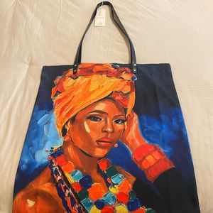 Kara Chic by Nf ShoulderBag/Tote- Vibrant Multi-Color Bag size: 16”x 18.5